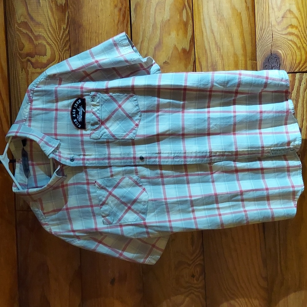 Men's Harley-Davidson short sleeve shirt, 2xl, heavier cotton blend